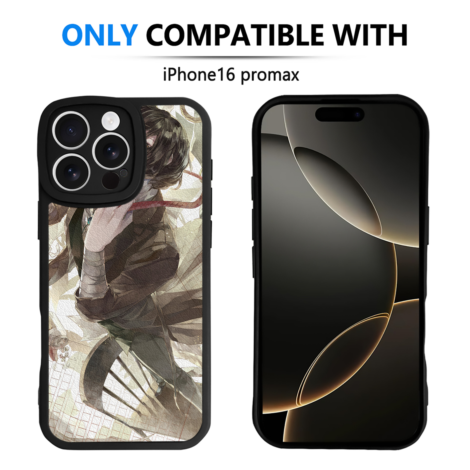 （画像用） 文豪ストレイドッグス Bungo Stray Dogs 【iPhone 16シリーズ対応】シリコンスマホケース（レザー調） 材質：シリコン